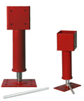 Beefy 4x4 Screw Jacks Adjustable Post Levelers For Home Basement Crawlspace And Shed Lifting Height Range 14.5 To 18.5 Inches
