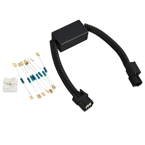 Honda And Acura 3.5L V6 VCM Disable Harness Kit with wires and resistors for oil burn prevention and plug maintenance.