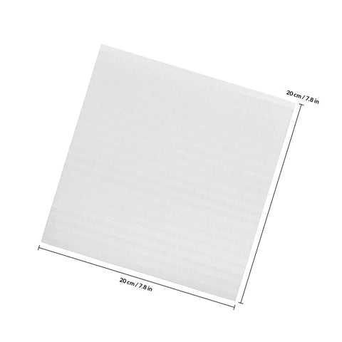 100 Pack Epe Foam Pouches For Shipping Fragile Electronics, 20cm white cushioned packing mailer for safe delivery.