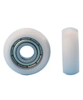 Premium Low Drag Nylon Pulley Wheels Featuring Precision Ball Bearings For Buttery Smooth Linear Motion And Aluminum Profiles Zero Friction Glide Heavy Duty Track Rollers, 5x18x6mm.