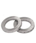 Heavy Duty Copper Wedge Lock Washers With Serious Grip to Slam Bolts Down Tight Like a Boss Prevent Looseness on Any Build M8 M10 M12 M16 M20