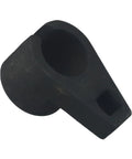 Pro Grade 3 8 Drive Offset O2 Sensor Socket Wrench Fits 7 8 Inch And 22mm Sizes, durable black rubber, precision tool for exhaust work.