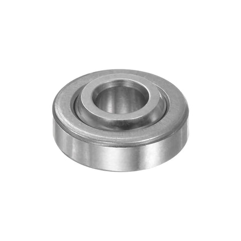 Heavy Duty GE5C Radial Spherical Plain Bearing Two Pack Chrome Steel Alloy For Industrial Machinery Smooth Rotating Action showing the bearing's smooth finish and compact design.