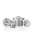 Slick 304 Stainless Steel Spring Plungers Flange Ball Head Step Ball Screws Tough As Nails Lockdown Clamps M12 Five Pack