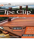 Top Shelf Hidden Deck Fastener Clips Black Stainless Steel 175 Count Kit With 8X2 Inch Trim Head Screws Gap Spacers And T15 Driver For Flawless Composite Builds packaging with deck fasteners for grooved decking.