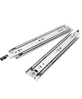 Beefy Locking Drawer Slides With Smooth Glide And Quiet Operation, Heavy Duty 1 Pair for cabinet drawers, steel rails with lock