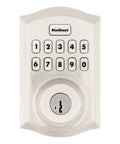 Top Notch Keyless Entry Smart Lock Deadbolt With Z Wave Integration Illuminated Keypad And Instant One Touch Action Hella Secure Home Automation Satin Nickel keypad view