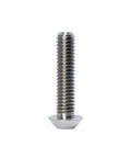 Rock Solid TC4 Titanium Round Head Hex Socket Screws M10x20mm heavy duty precision fasteners, single screw view.