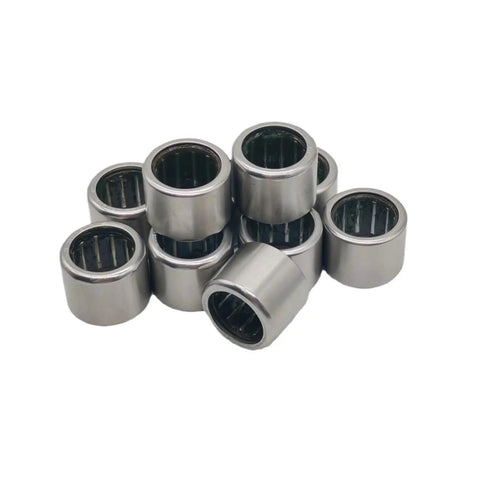 10 Pack Bulletproof Stainless Steel One Way Clutch Needle Roller Bearings 14X20X16MM SHF1416 stacked for fishing reels.