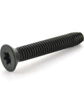 Trailer Deck and Floor Screws 5/16-18 x 2-1/2 In Type F Floorboard Thread Cutting Flat Head Star Drive T-40 Black Phosphate