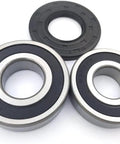 Kick Some Noise To The Curb With This Premium Washer Tub Bearing And Seal Replacement Kit For FTF530 Models showing bearings and seal.