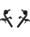 Replacement Steering Spindle Kit Compatible With John Deere Lawn Tractors La100 La110 La120 La130 La140 La150 La160 La175 D100 D110 D120 D130 D140 D150 D160 D170 S240 showing two black spindles.