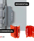 Beefed Up Ultra Heavy Duty Door Lock With Keypad And Keyless Entry, 10 Times Stronger Than A Deadbolt, showing residential and commercial options.