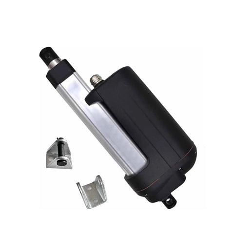 Zero Hassle Top Tier Waterproof Linear Actuator Motor with mounting brackets for industrial automation projects.