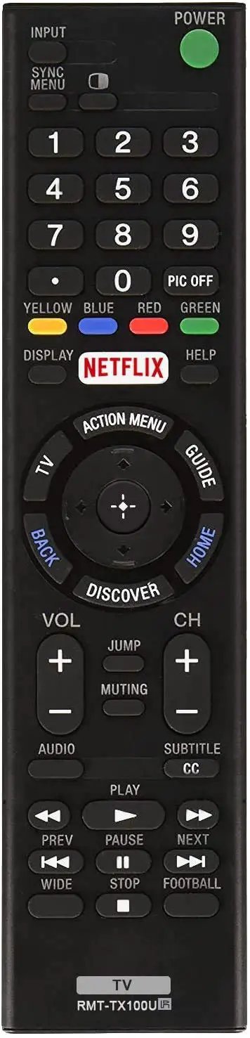 Universal Remote Control For Smart TVs Replacement No Setup Needed Plug And Play Battery Powered Remote For All LCD LED HDTVs