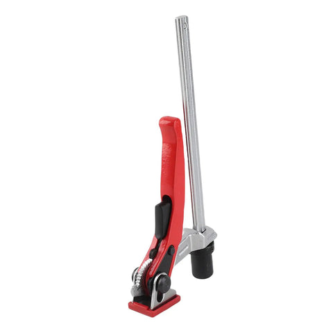 Heavy Duty Ratchet Hold Down Clamp Delivering Dead Nuts Secure Grip On A Twenty Millimeter Base for woodworking projects.