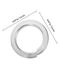 100 Pcs M8 Stainless Steel Split Ring Lock Washers Kit For Bolts And Machinery Fastening Applications Heavy Duty Spring Metal Washers For Auto DIY Projects Tools And Equipment, 1.2 cm washer