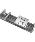 Badass Rigid Hgr15 Linear Guided Slide Table For X Y Z Cnc Rigs With Dead Silent Servo Motor And Polished Sf1610 Ball Screw Train, top view.