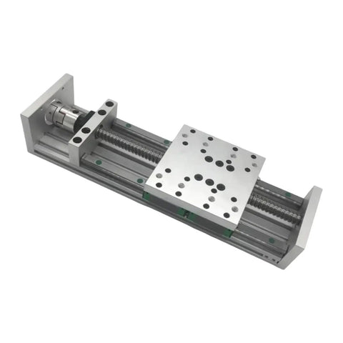 Rock Solid Heavy Duty Linear Actuator Featuring Smooth Ball Screw Drives And Badass Hgr15 Guides For CNC Machines, showing precision SFU1605 screws.