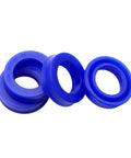 Five Piece Radial Shaft Hydraulic Seal Kit For Cylinder Repair And Piston Rod PU Single Lip U Cup Oil Seals blue components
