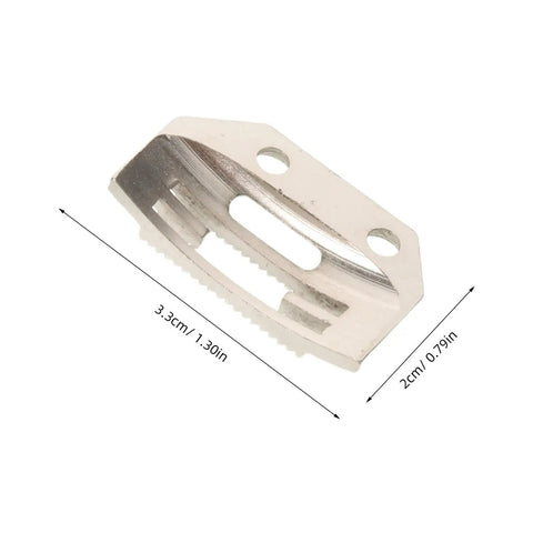 Workhorse Industrial Sewing Machine Feed Dog Alloy Needle Plate Set 8Pcs With High Traction Feeding And Quiet Operation For Umbrella Fabric And Textile Garment Factory Spare Parts 3.3cm alloy feed dog