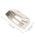 Universal Alloy Needle Plate Model 1-2 For Sewing Machines, Heavy Duty Workhorse Textile And Garment Spare Part With High Traction Feeding And Noise Reduction, Built For Mass Production And Rain Gear Manufacturing. 3.3cm alloy plate