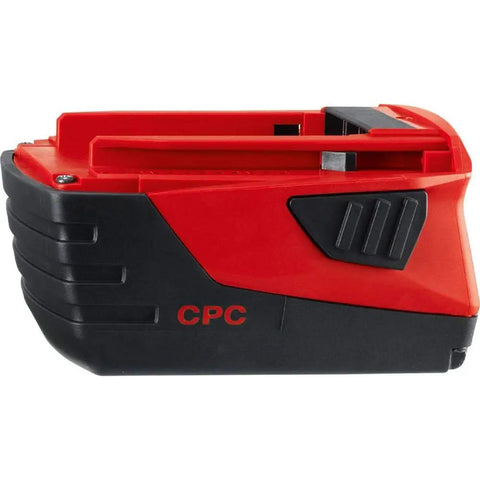 Side view of B 22 5 2 Li Ion Battery Pack for Cordless Tools Red Beefy Power Pro Grade Battery Life Long Lasting Charge