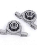 Rear Live Axle Kit With Sprocket And Hub Brake Assembly components, showing two pillow block bearings, used in go karts, drift trikes, ATVs.