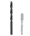 Twisted drill and tap from M7x1 Thread Repair Kit 25 Piece With Twisted Drill Tap Wrench Breaker Hex Wrench And 20 Stainless Steel Threaded Inserts