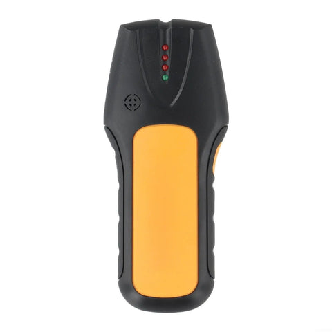 3-in-1 Wall Scanner for stud Metal Wire Detector ABS; handheld device with LED indicators for AC wire detection, 14cm.