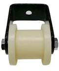 Heavy Duty Nylon H Type Pulley With Double Steel Bearings And Square Groove Track Wheel For Synchronous Belt Drives, front view.
