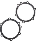 Heavy Duty Water Pump And Thermostat Gasket Set Built Tough to Run Slick for 4.3L V6 5.3L 6.2L V8 Engines, black gaskets.