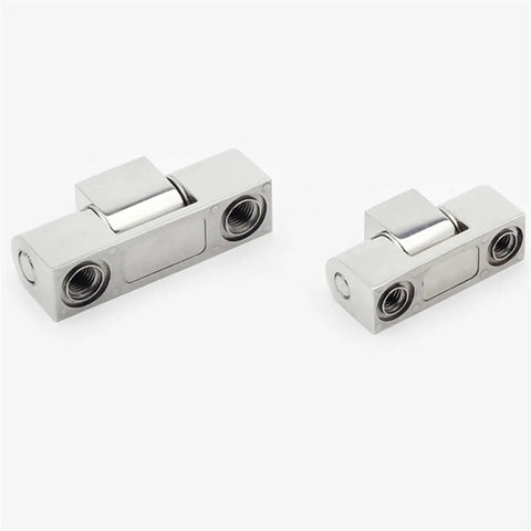 Heavy Duty Soft Close Cabinet Hinges With Smooth Bearing Door Hardware Zinc Alloy Stainless Steel Kitchen Cupboard Fittings, silver finish.