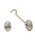 Rock Solid Marine Grade Stainless Steel 316 Cabin Hook And Eye Latch with mounting screws, 2.5 inch rust resistant hardware.