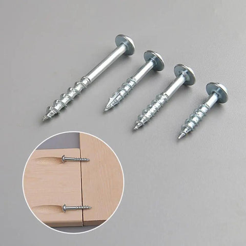 Pocket Hole Screws For Woodworking Pro Grade Set Of 100 38mm No 8 Coarse Thread Self Tapping Case Hardened Steel