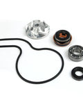 Slick Heavy Duty Water Pump Rebuild Kit With Billet Driver Impeller And Tight Mechanical Seal For Polaris RZR800 Ranger Sportsman 800 Side By Side No Sweat Fix parts including impeller and seals.