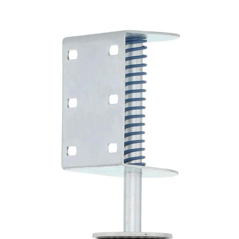 Tough As Nails Eight Inch Spring Loaded Pneumatic Gate Caster with universal mount bracket for easy installation.