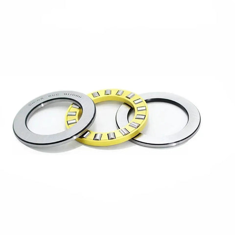Built Like A Tank Planar Thrust Cylindrical Roller Bearings 9132 9134 9136 9140 9152m showing three heavy duty thrust bearing units.