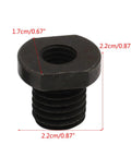 Top Shelf Angle Grinder Wheel Conversion Adapter Fits 100Mm Tools And M10 Threads, black steel adapter, 2.2cm diameter.