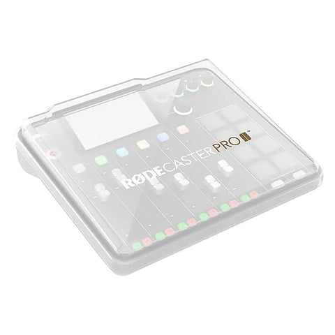 Slick Pro Live Streaming Console And Broadcast Mixing Interface Packing Beast Mode Revolution Preamps top view with faders and knobs.
