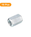 No Fuss Heavy Duty Galvanized Steel M6 Coupling Nuts Pack Of Ten Hex Threaded Rod Connectors For Furniture Projects And Weekend Builds Straight Up Tough Hardware