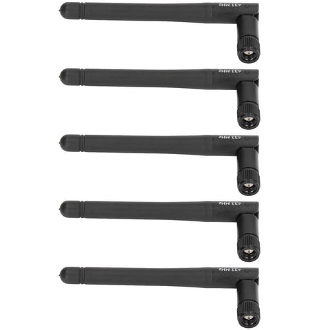 High Gain Foldable Omnidirectional Antenna For Wireless Transmission System 423 To 443 MHz, Portable SMA Male Drone Antenna, 5 Pack