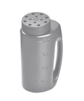 Gray Adjustable Handheld Seed Shaker And Spreader For Fertilizer Grass Seed Ice Melt And Lawn Care Premium Durable Portable