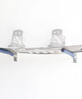 Heavy Duty Single Wall Mount Rack With Gnarly 15 Inch High Density Foam Cradle Arms holding a skateboard with padded arms.
