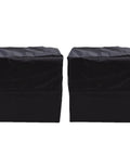 Heavy Duty Electric Vehicle Wall Charger Cover 2 Pack Waterproof Adjustable Ev Charging Station Protector With Secure Drawstring Keeps Your Gear Ride Ready, black protective covers.