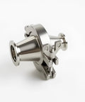 4 Pack KF16 Stainless Steel 304 Clamps With 304 Center Ring And Viton O Ring for quick clamps, ideal for high pressure tubing