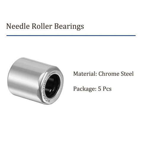 5 Piece Rock Solid One Way Needle Roller Bearings Heavy Duty Ratcheting Bushings chrome steel needle roller bearing with smooth finish