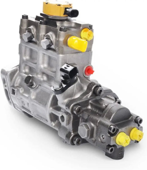 Ridiculously Durable Fuel Feed Transfer Lift Pump Crafted To Run Clean And Swap Out Your Dying Injection Pump For Cat 420E 430E 450E Plus Perkins C4 C6 Machines 2641A405 324-0532, showing metal components and connectors.