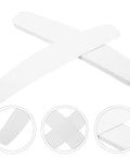 Heavy Duty Plastic Collar Stays To Lock Your Shirt Clean And Keep It Crisp All Day 10 Pack Unisex Suit Accessories Ideal For Offices Weddings And Game Ready Fits shown in white plastic for crisp collars.