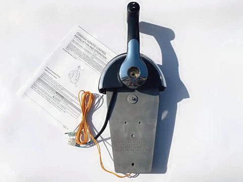 Beefed-Up Mercury-Compatible Top Mount Outboard Throttle Control Box Gen II With Lifting Switch 8M0059686 includes trim wire harness